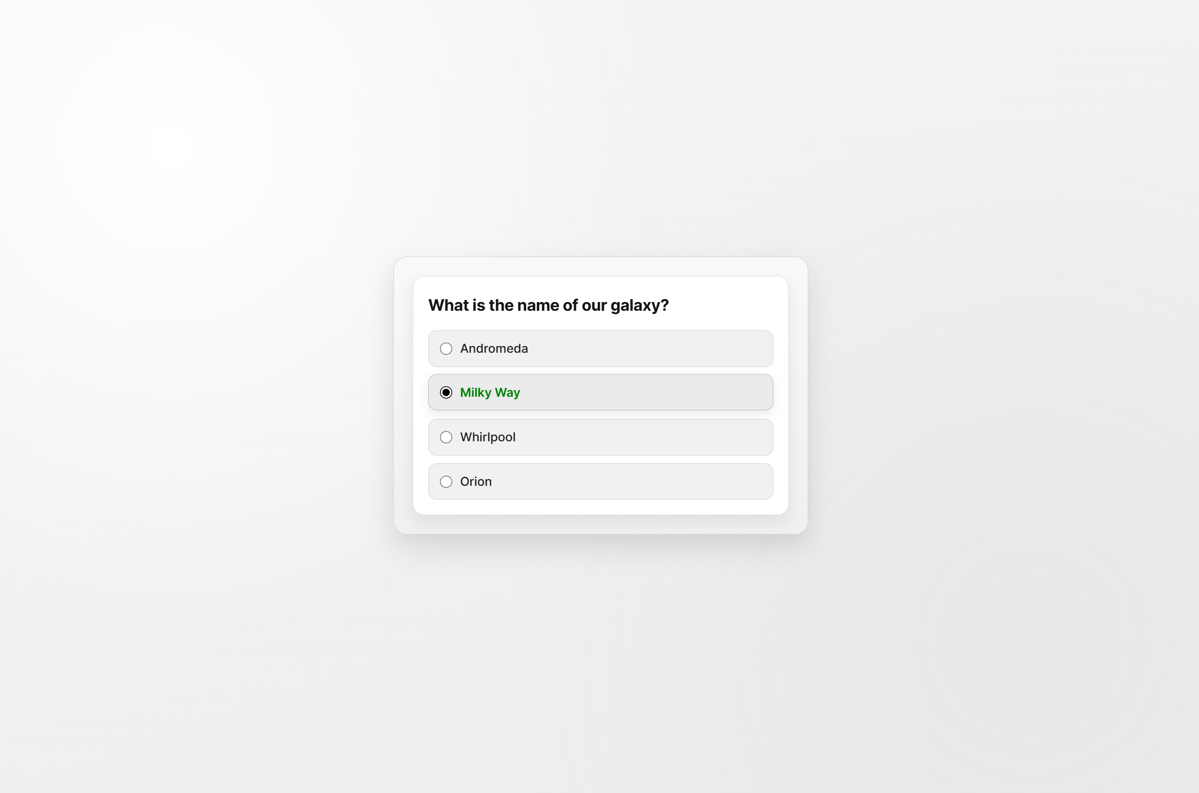 Preview of the Flash Cards Quiz project